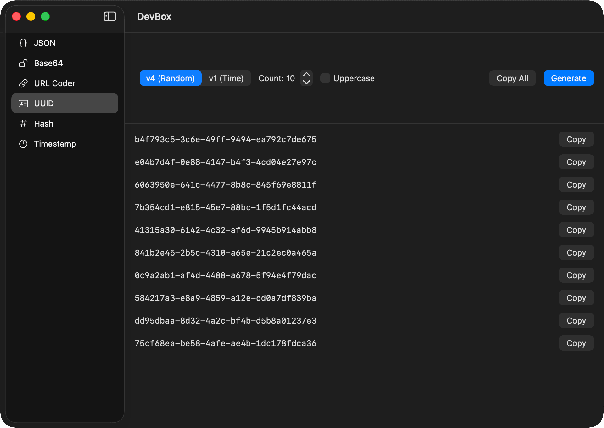 DevBox screenshot 3