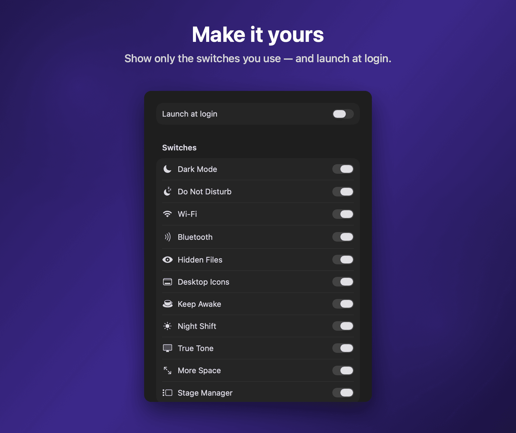 QuickToggles screenshot 3