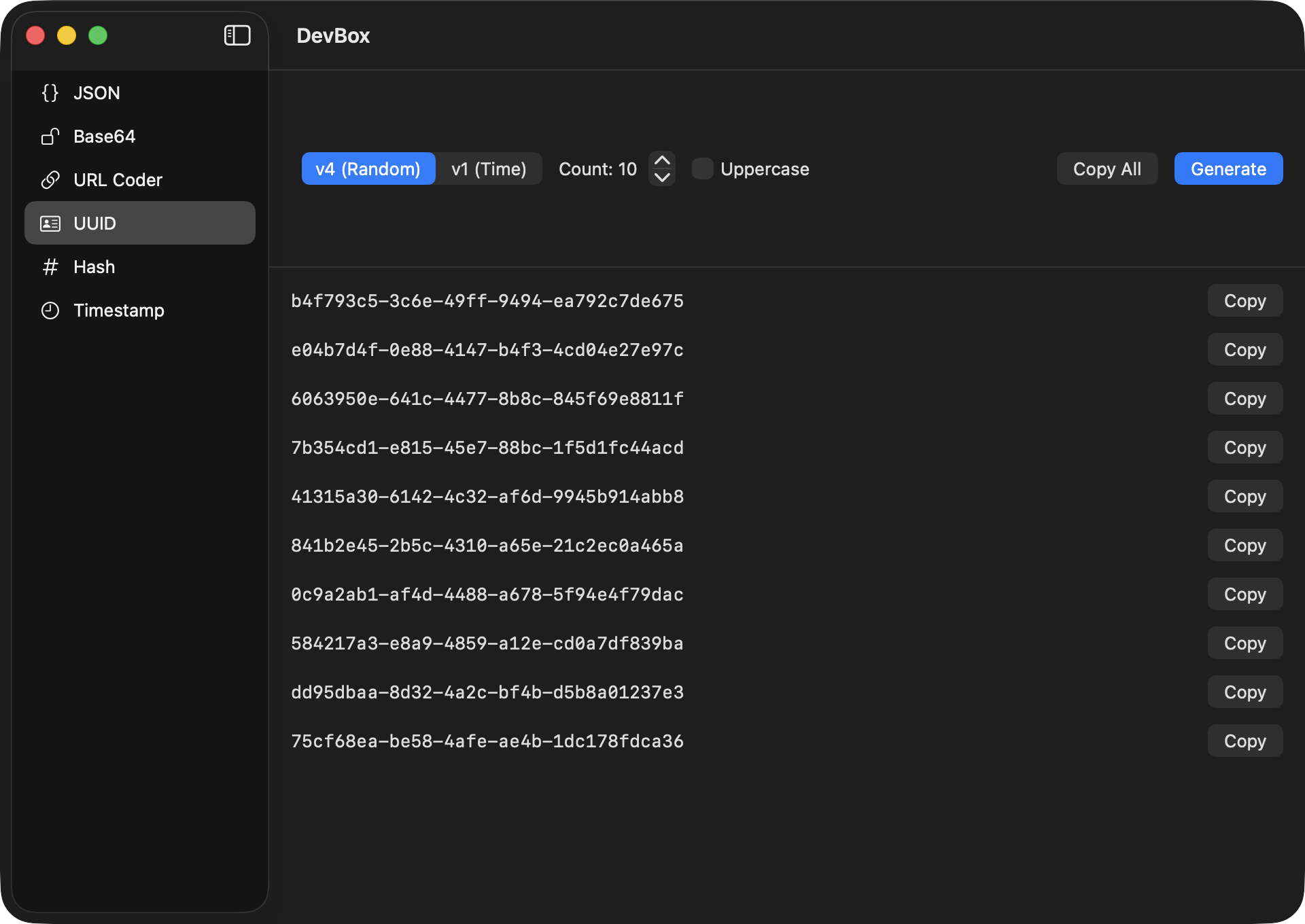 DevBox screenshot 3