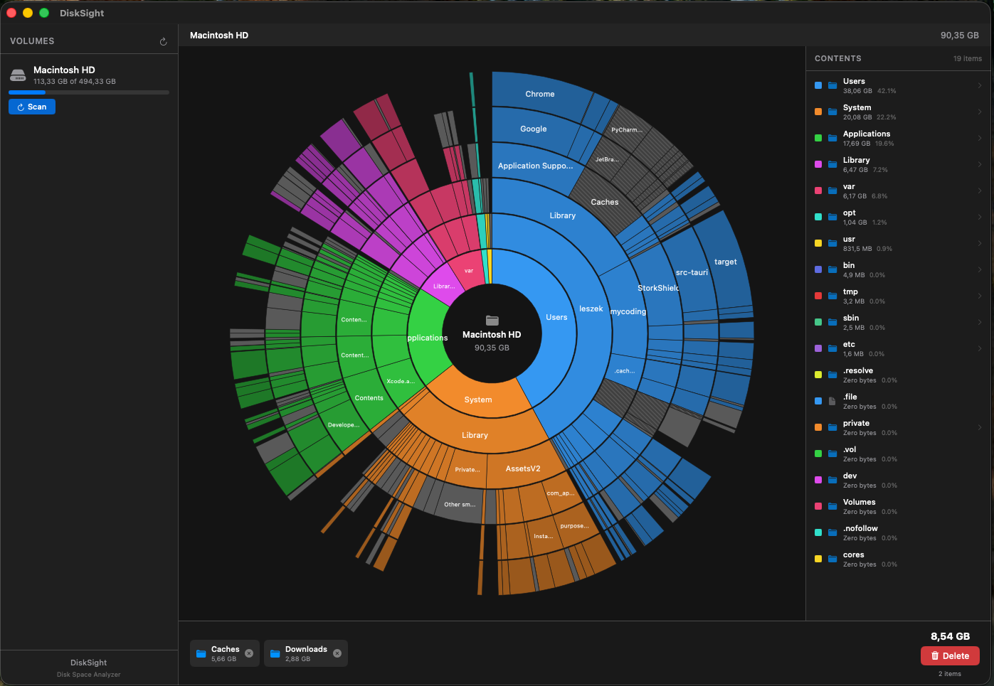 DiskSight screenshot 2