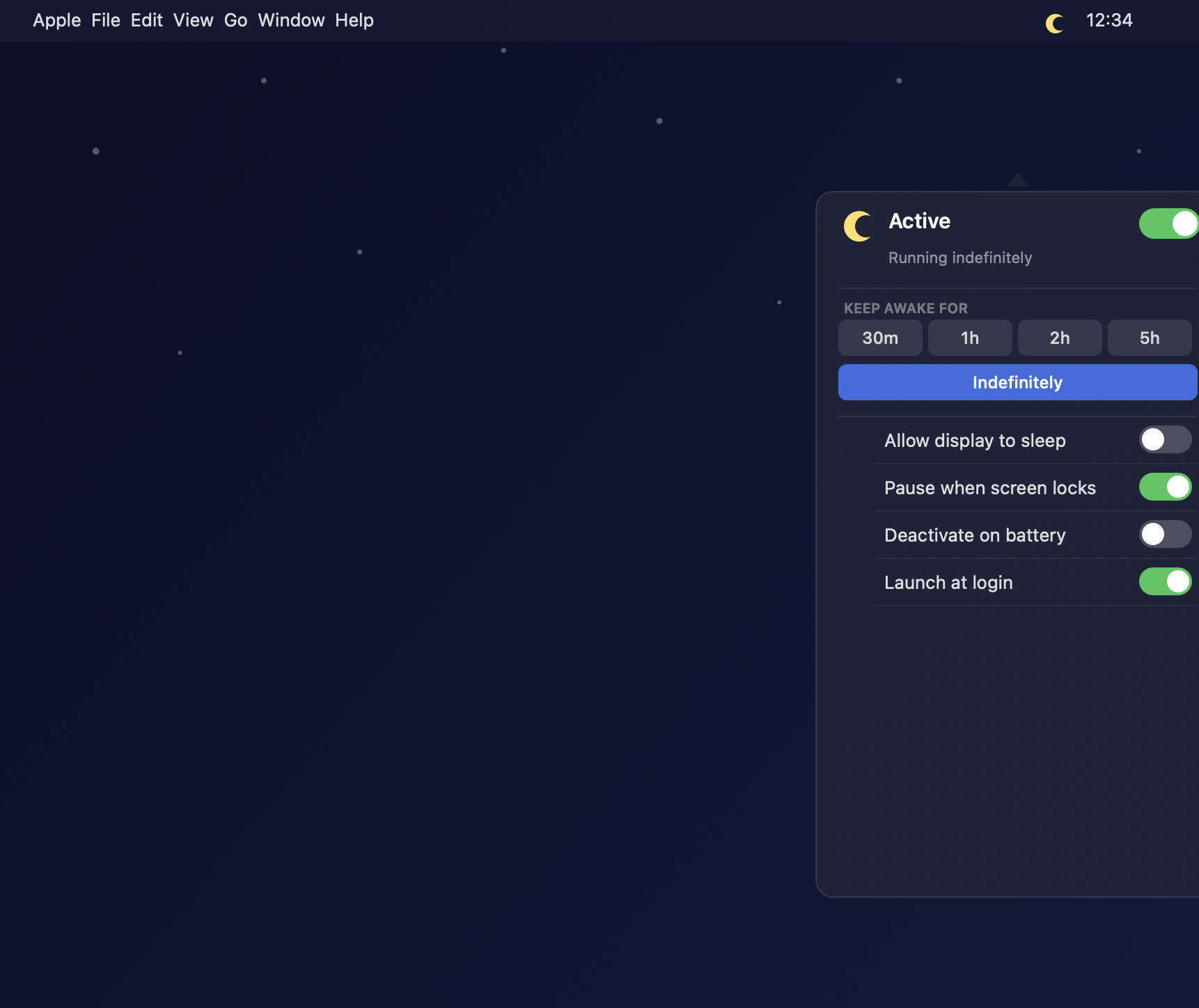 KeepAwake screenshot 2