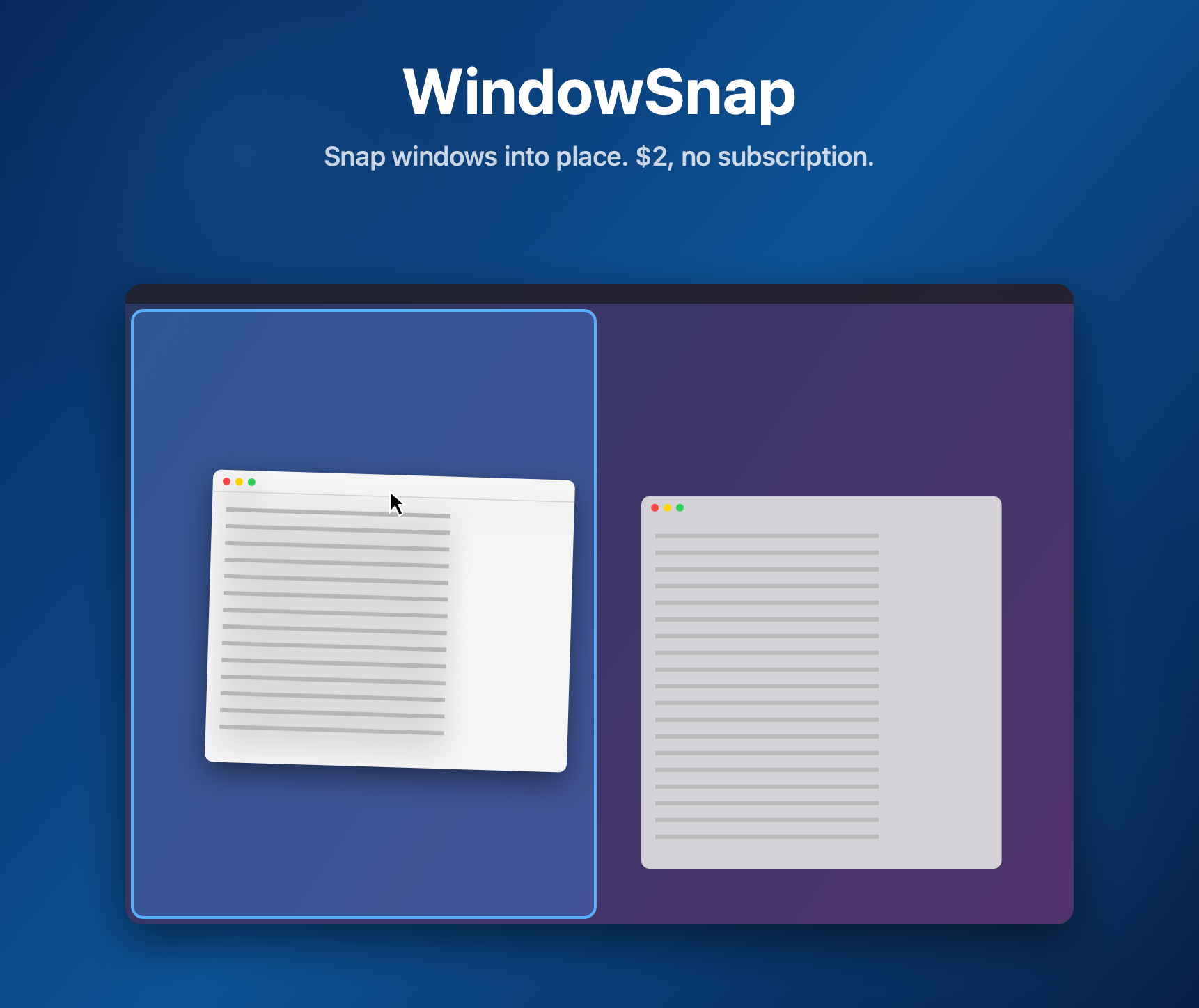 WindowSnap screenshot 1
